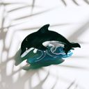  Killer Whale Orca Hair Claw | Claw Clip Hair Accessories