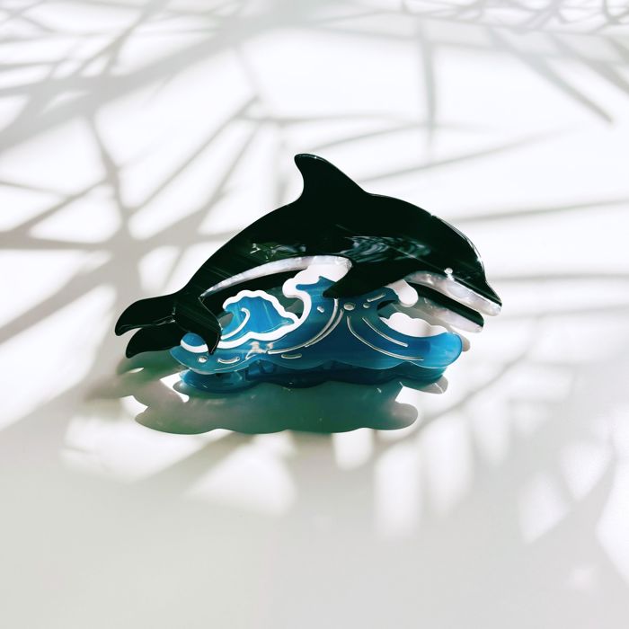 Killer Whale Orca Hair Claw | Claw Clip Hair Accessories