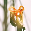  Mini Coquette Bow in Caramel Latte Hair Clip | Claw Clip Hair Accessories