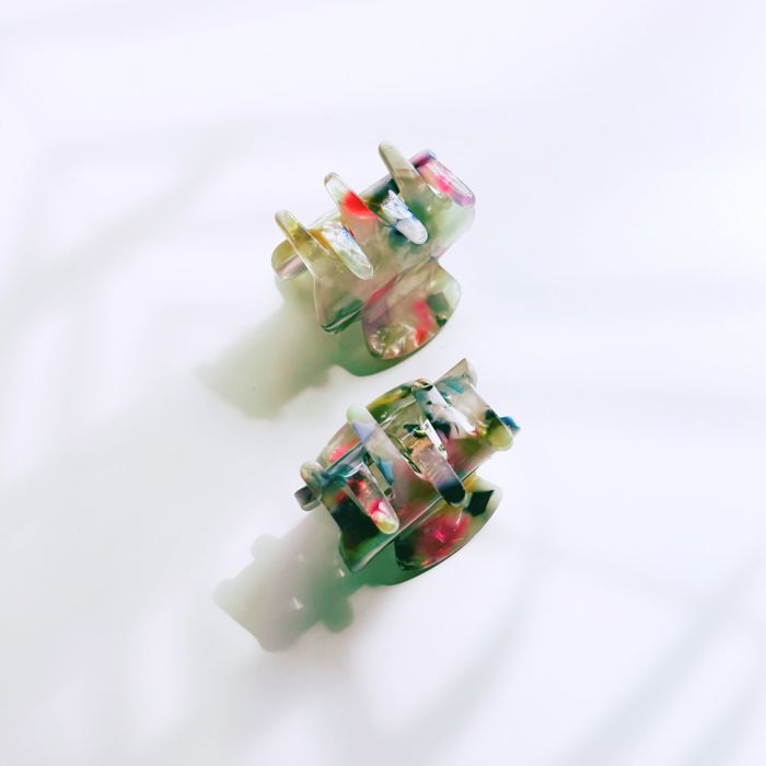 Mini Mosaic Claw Set of 2 | Hair Claw Clip Hair Accessories