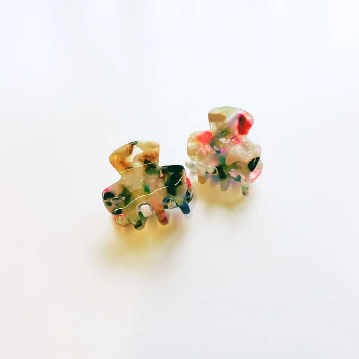 Mini Mosaic Claw Set of 2 | Hair Claw Clip Hair Accessories