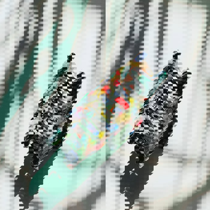 Rectangular Mini Claw in Ancient Mosaic | Claw Clip Hair Accessories