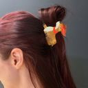  Shaped Reindeer with Red Antlers Hair Clip | Claw Clip Hair Accessories
