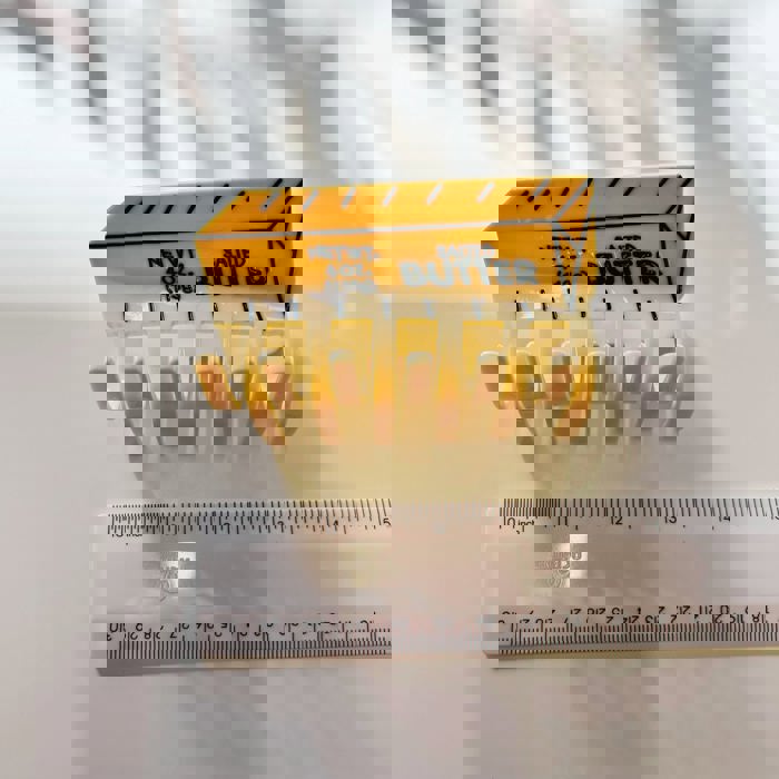 Stick of Salted Butter Hair Claw | Yellow Claw Clip Hair Accessories