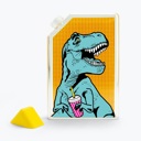 T-Rex Hair Claw and T-Rex Flask Style Pop Art Water Bottle Bundle