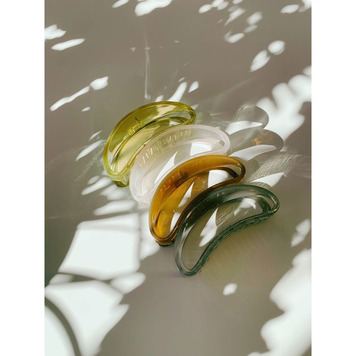 The Bean Hair Claw in Crystal | Claw Clip Hair Accessories