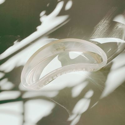The Bean Hair Claw in Crystal | Claw Clip Hair Accessories
