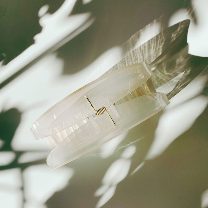 The Bean Hair Claw in Crystal | Claw Clip Hair Accessories