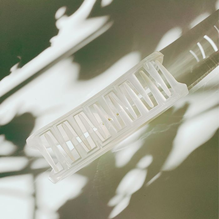 The Bean Hair Claw in Crystal | Claw Clip Hair Accessories