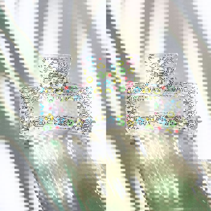 The Crystal Hair Claw in Kawaii Smile | Claw Clip Hair Accessories