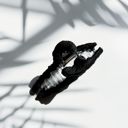   Ultra Profesh Satin Wrapped Thin Hair Claw in Black | Claw Clip Hair Accessories