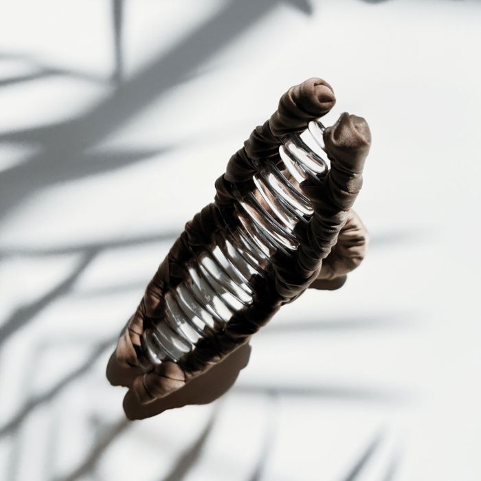 Ultra Profesh Satin Wrapped Thin Hair Claw in Bronze | Claw Clip