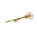  Victorian Key Single Hair Pin in Gold