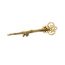  Victorian Key Single Hair Pin in Gold