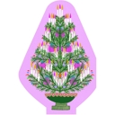 Vintage Christmas Tree Holiday Cocktail Party Napkins 10+ Styles, 20 Napkins Per Pack!