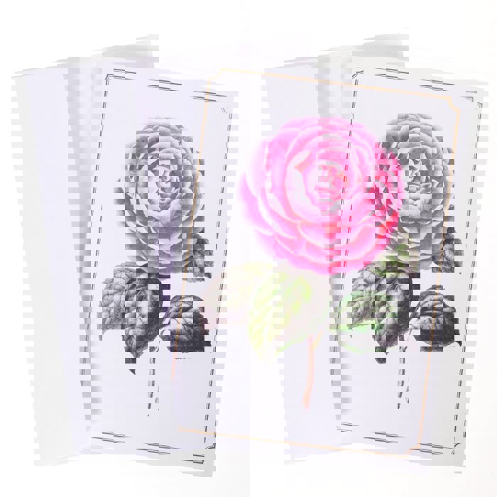 Vintage Floral Greeting Cards in Keepsake Boxed | Personalized Note Cards | 4.25"x 6"