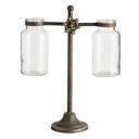  Vintage Glass Balance Scale  | Unique Iron Home Decor | Giftable Cast Iron Decoration 