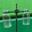  Vintage Glass Balance Scale  | Unique Iron Home Decor | Giftable Cast Iron Decoration 