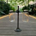  Vintage Glass Balance Scale  | Unique Iron Home Decor | Giftable Cast Iron Decoration 