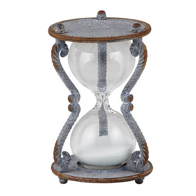 Vintage Hour Glass | Classic Sandglass Timer Clock | Rustic Desktop Decor