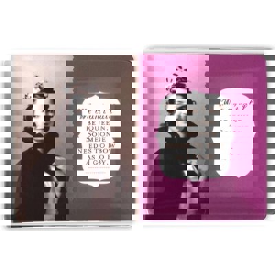 We Can't All Be Queen. Someone Needs To Bow As I Go By Trinket Tray in Plum