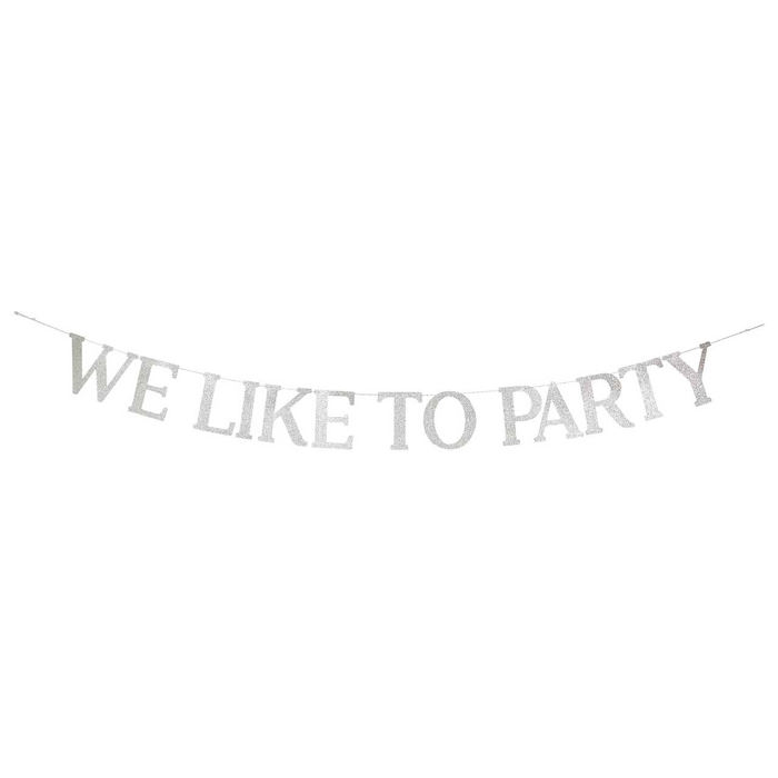 Party Paper Garland Banner |  Reusable Party Decor