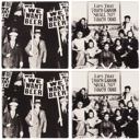  We Want Beer Prohibition Era Protestors Stoneware Coaster in Set of 4 | Beverage Drink Beer Mat | 4" x 4"