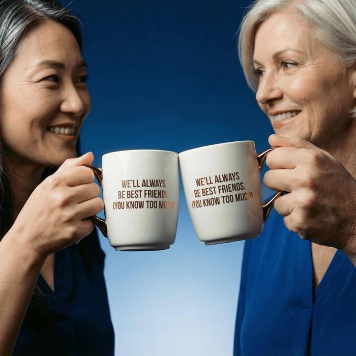 Best Friends Gold Handle Mug Plus Other Cute and Feminine Styles