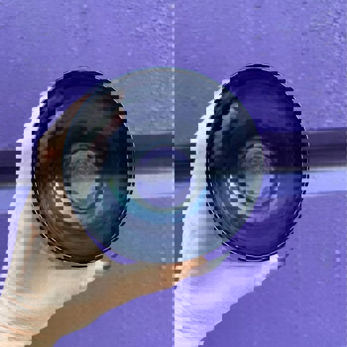 Whoops Didn't See You There Jumbo Stemless Wine Glass in Black | 30 Oz. | Holds an Entire Bottle of Wine