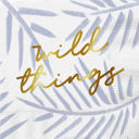 Wild Things Foil Cocktail Beverage Party Napkins | Barware Party Essentials