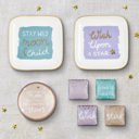  Wish Twinkle Square Glass Magnet Set | In a Gift Box