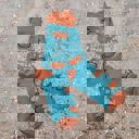  Woke Up Fine As Hell Socks in Blue | Orange Juice Illustration