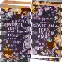 Wonderful Sister And Amazing Friend | 4" x 4" Cute and Funny Graphic Wooden Box Signs with Sayings for Gallery Walls