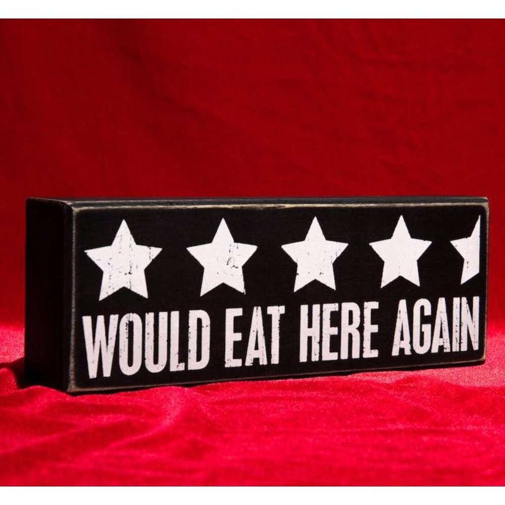 Cute and Funny Graphic Wooden Box Signs with Sayings for Gallery Walls