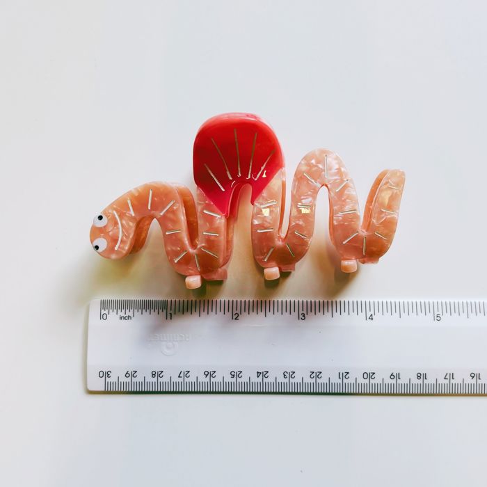 Would You Love Me if I Was a Worm? Hair Claw | Claw Clip Hair Accessories