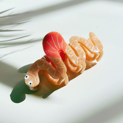Would You Love Me if I Was a Worm? Hair Claw | Claw Clip Hair Accessories
