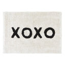  XOXO Bath Mat | Soft Cotton Indoor Rug | 20" x 30"