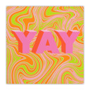  Yay Swirl Beverage Napkins | Party Cocktail Paper Napkin | 5"