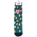  Yep, Still Single Crew Socks | Multicolor Candy Hearts Design Novelty Socks