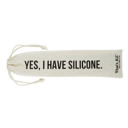  "Yes I Have Silicone" Funny Silicone Straw Set | Giftable Reusable Straw | Set of 4
