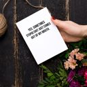  6 Pack Greeting Cards Cute and Funny Sayings Minimalist White Cards with Envelopes Blank Inside