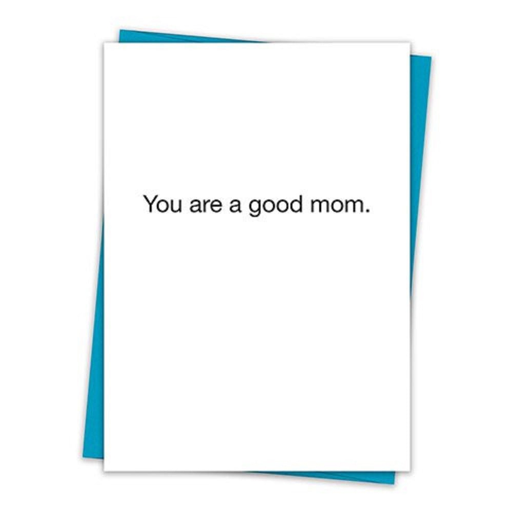 6 Pack Greeting Cards Cute and Funny Sayings Minimalist White Cards with Envelopes Blank Inside