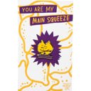 You Are My Main Squeeze Hugging Lemons Cute Enamel Pins on Giftable Cards - 20+ Styles Available