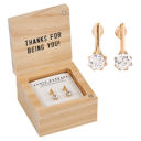  You Are One in a Million Treasure Box Drop Earrings | In a Wooden Gift Box