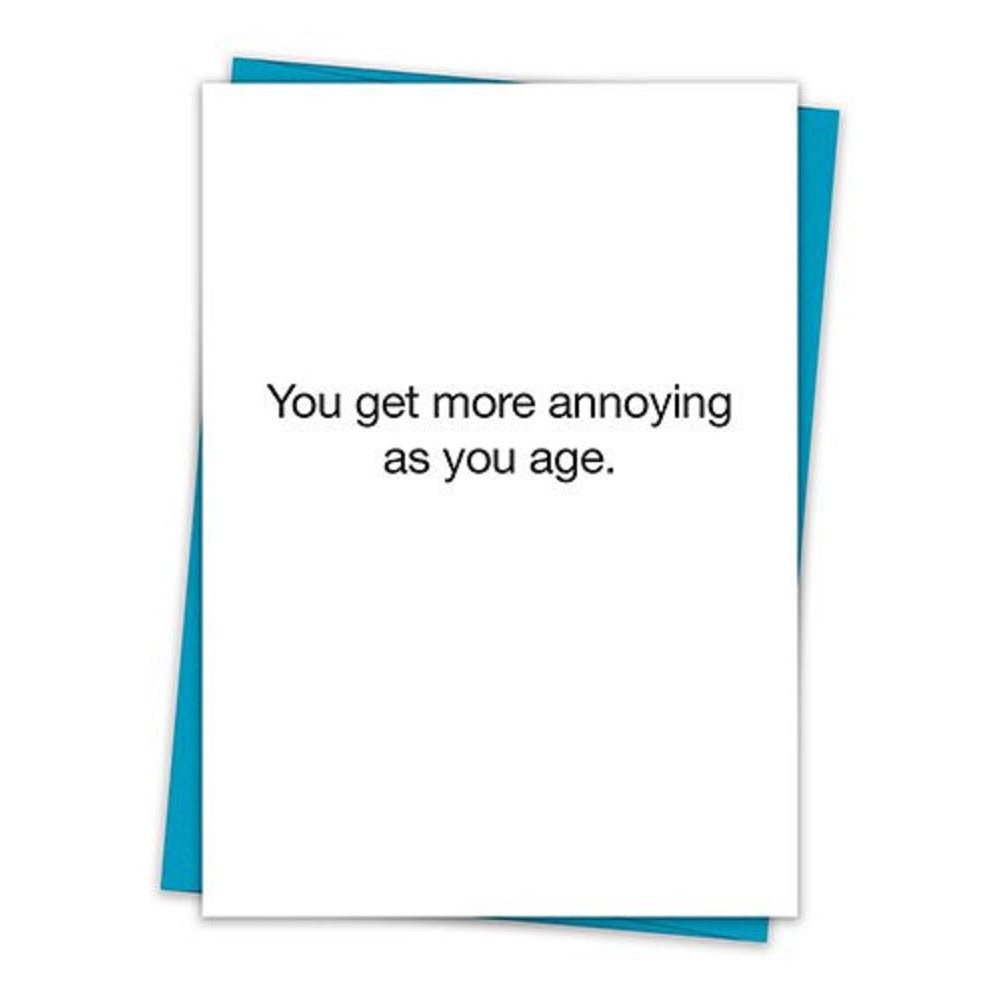 6 Pack Greeting Cards Cute and Funny Sayings Minimalist White Cards with Envelopes Blank Inside