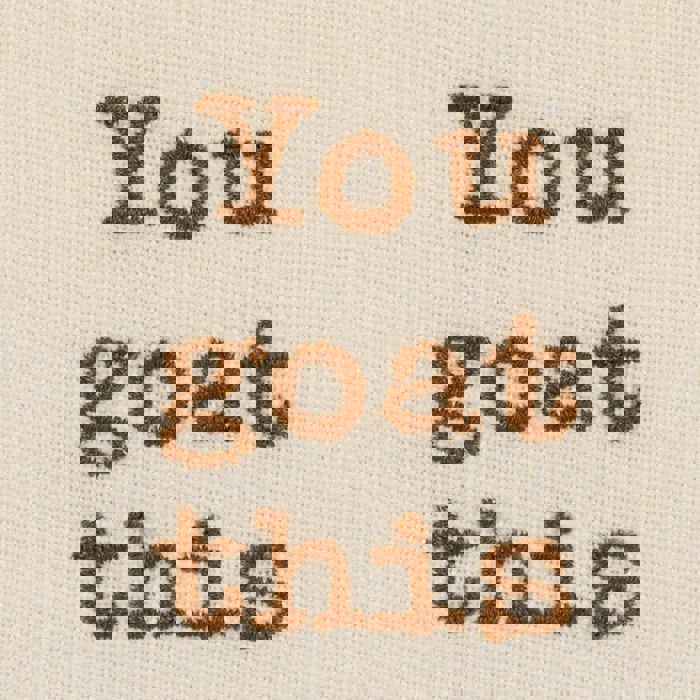 You Goat This Dish Cloth Towel | Cotten Linen Novelty Tea Towel | Cute Kitchen Hand Towel | 18" x 28"