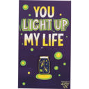 You Light Up My Life Fireflies Cute Enamel Pins on Giftable Cards - 20+ Styles Available