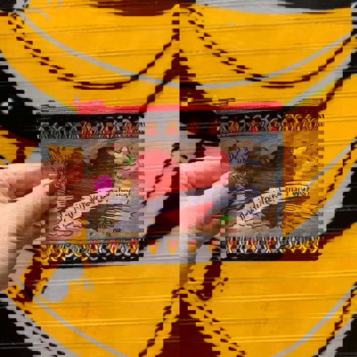 Zipper Wallet Coin Purse Organizer Pouch | 5.25" x 4.25"