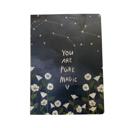  You are Pure Magic Journal | Cosmic Constellations Stars Double-side Notebook | 160 Lined Pages
