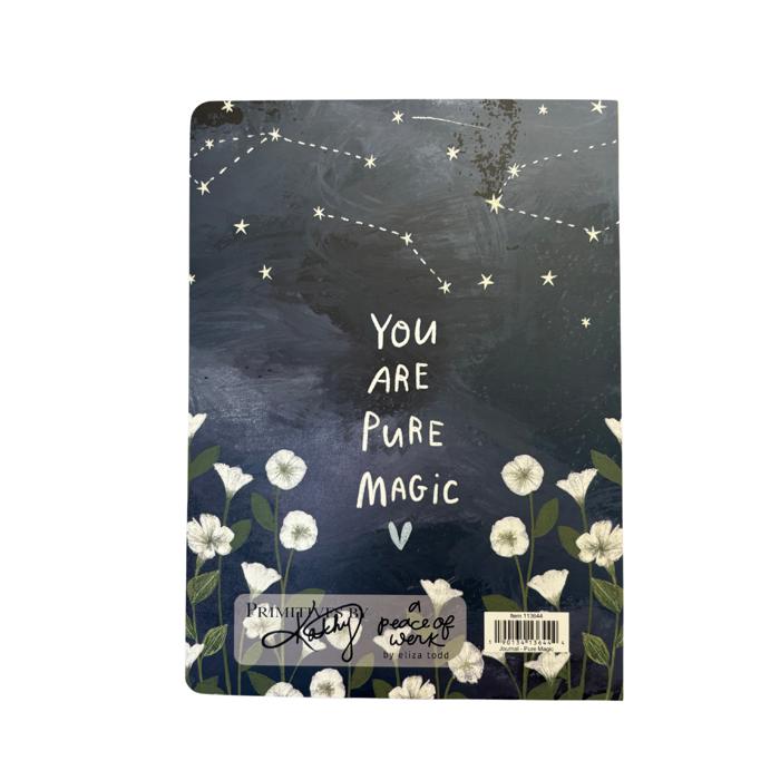 You are Pure Magic Journal | Cosmic Constellations Stars Double-side Notebook | 160 Lined Pages